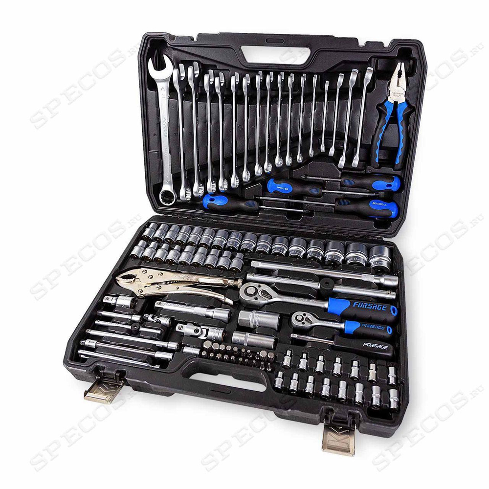 Набор инструментов Forsage 101пр., 1/4''1/2''(6гр.)(4-32мм) 41013-5