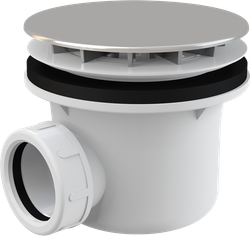 Сифон A49CR  для душевого поддона, хромированный