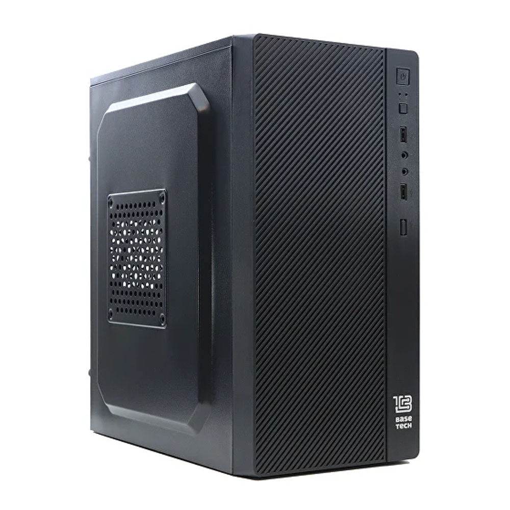 Корпус BaseTech M3402, БП:450W, mATX, чёрный, 2xUSB2 (BT-M3402-450W-B)