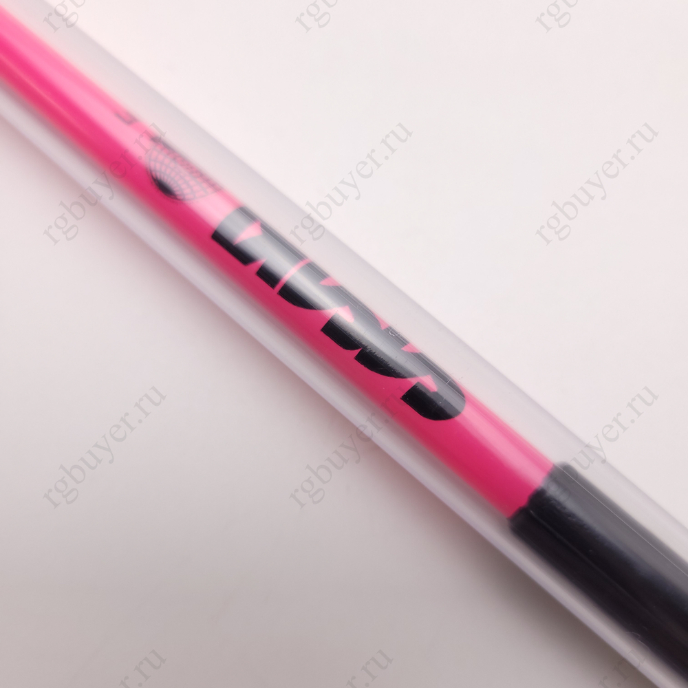 Палочка Sasaki 60 см розовая с чёрной ручкой КEPxB (Fluo Piпk x Вlack)
