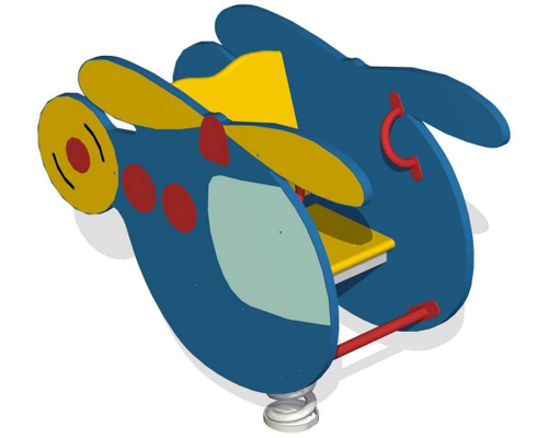 Качалка на одинарной пружине Вертолет КБ-05.1