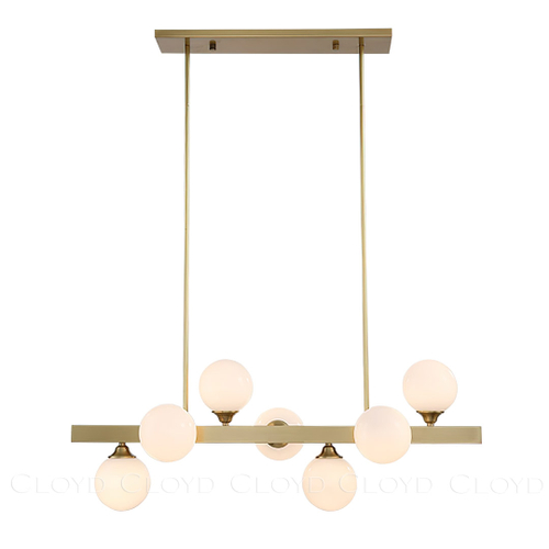 Подвесной светильник Cloyd GRANULAR-B P7 / шир. 95 см - латунь (арт.11703)
