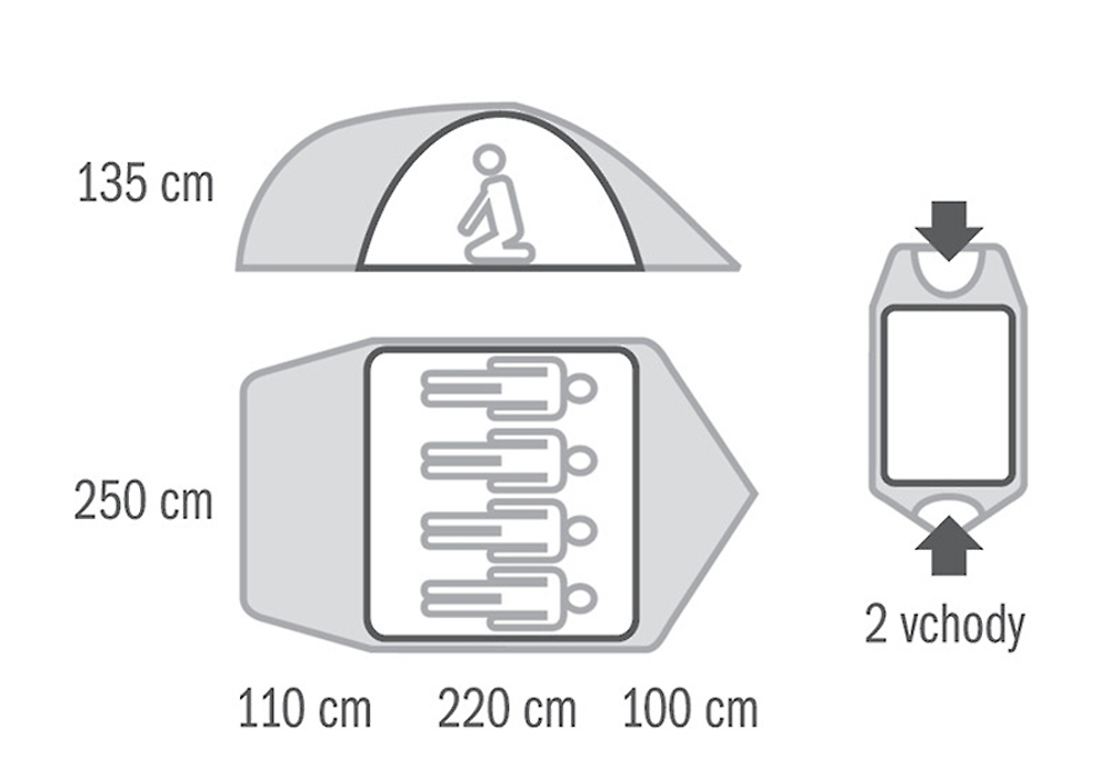Палатка Husky Bizon 4