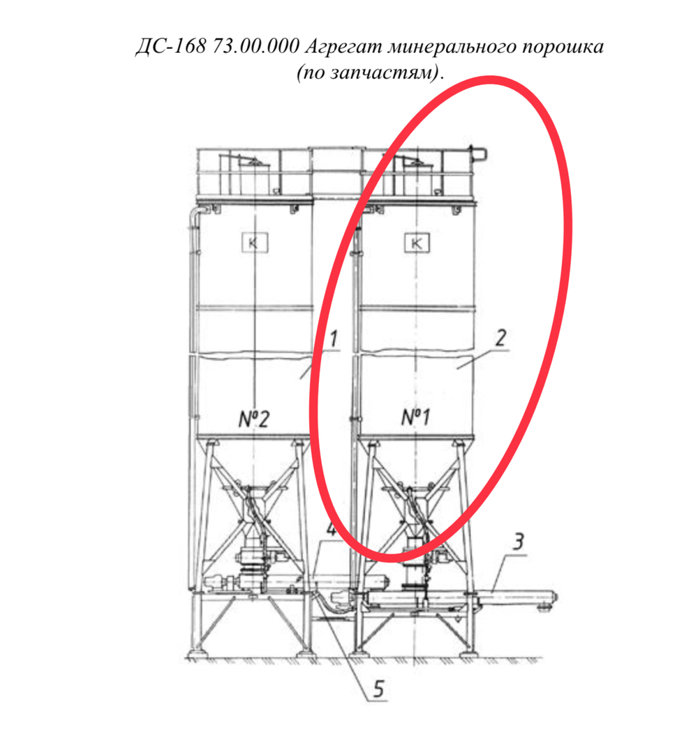 ДС-168 73.01.000 Бункер в сборе «1»