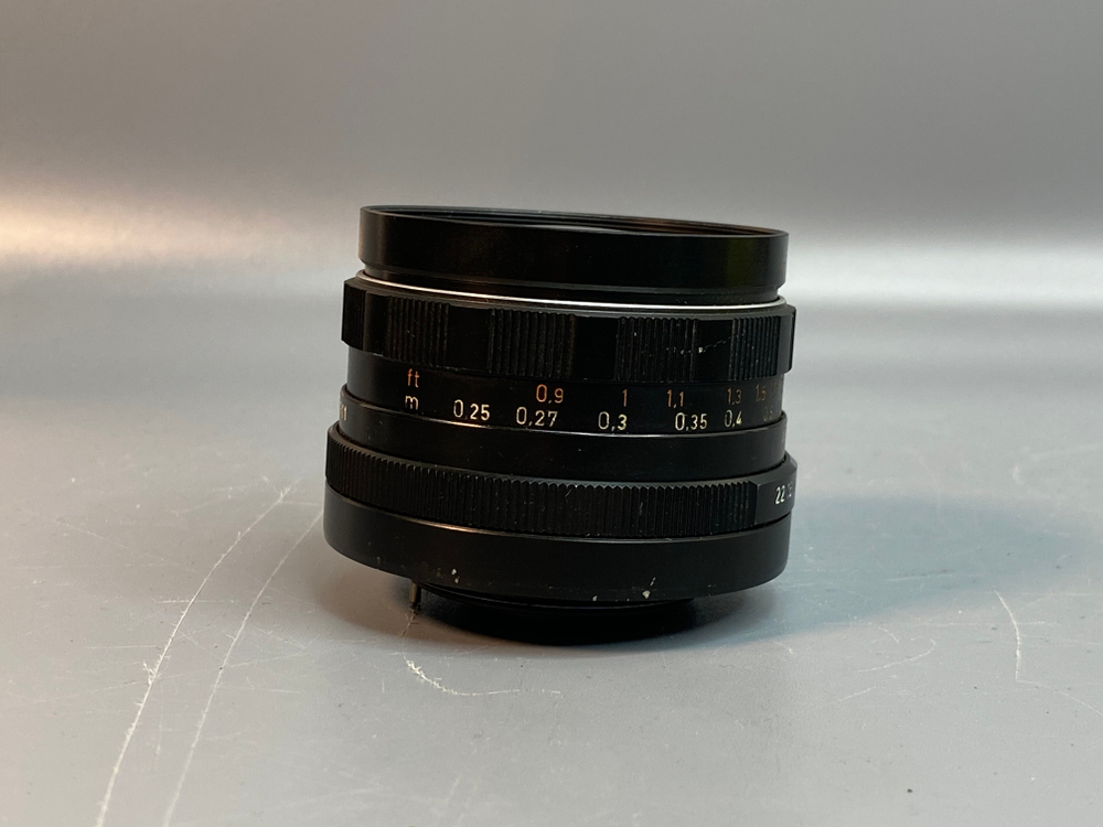 Pentacon auto 2.8/29 MC загрязнение под задней линзой