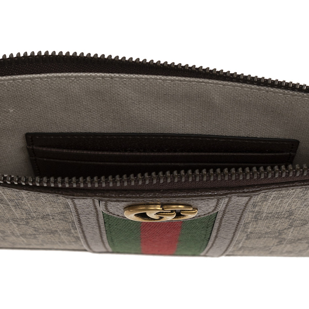 GUCCI Double G Plaque Ophidia Pouch