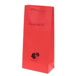 GAEM Пакет подарочный для бутылок (бумага 210г/м2, блок 12шт), L16 W8,5 H35 см, 2в.