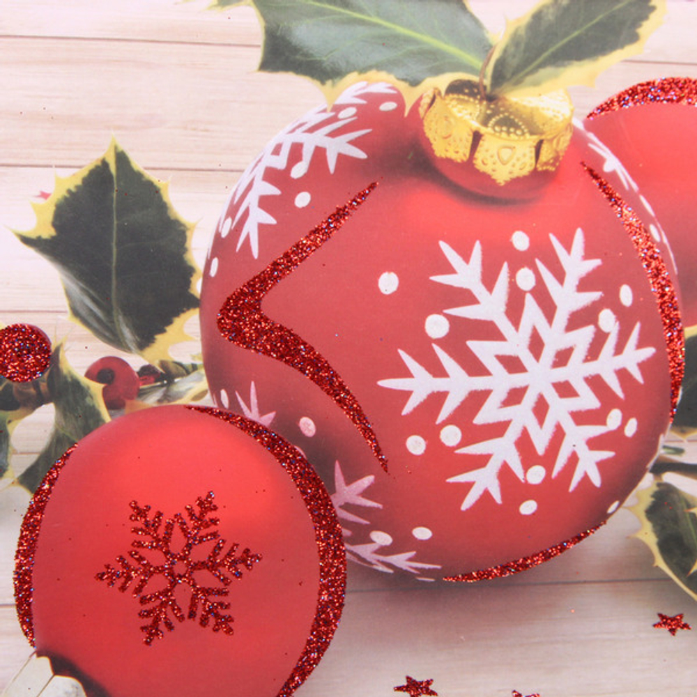 Пакет подарочный «Новогодние шары» 18*24*8,5 см