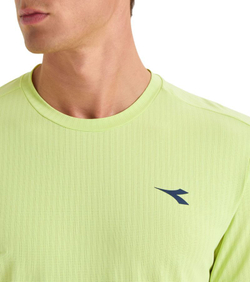 Мужская теннисная футболка Diadora Short Sleeve Icon - зеленый