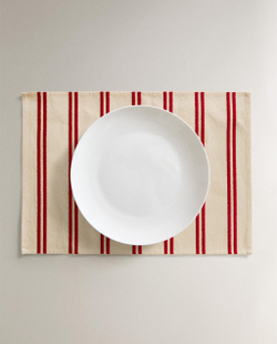 Zara Home сервировочная салфетка из смесовой ткани, вышивка, 50 35 см · 7250/023