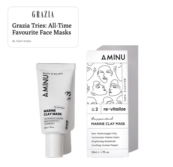 Маска из морской глины