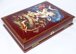 Шкатулка под бумаги "Соколиная охота"