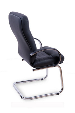 Кресло для руководителя КОНСУЛ КОРОТКИЙ ХРОМ КОНФЕРЕНЦ