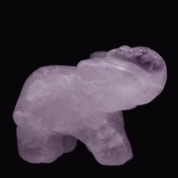 Слон розовый кварц асс.