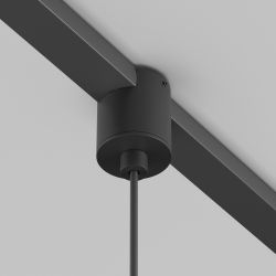 Трековый однофазный светодиодный светильник Maytoni Elasity Points TR169-1-52W3K-M-B