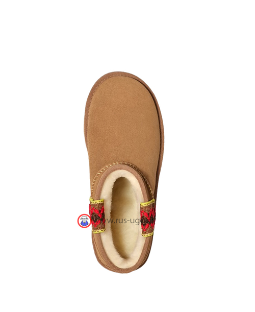 ULTRA MINI BRAID PLATFORM Сhestnut