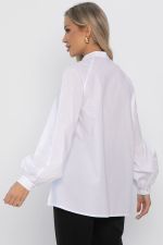 Блуза хлопковая Кристалия (белая) Б14461-16М LT Collection