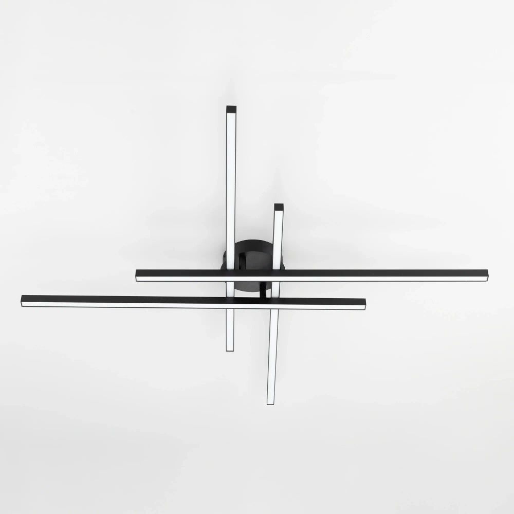 Citilux Стиг CL203141 LED Люстра потолочная с пультом Чёрная