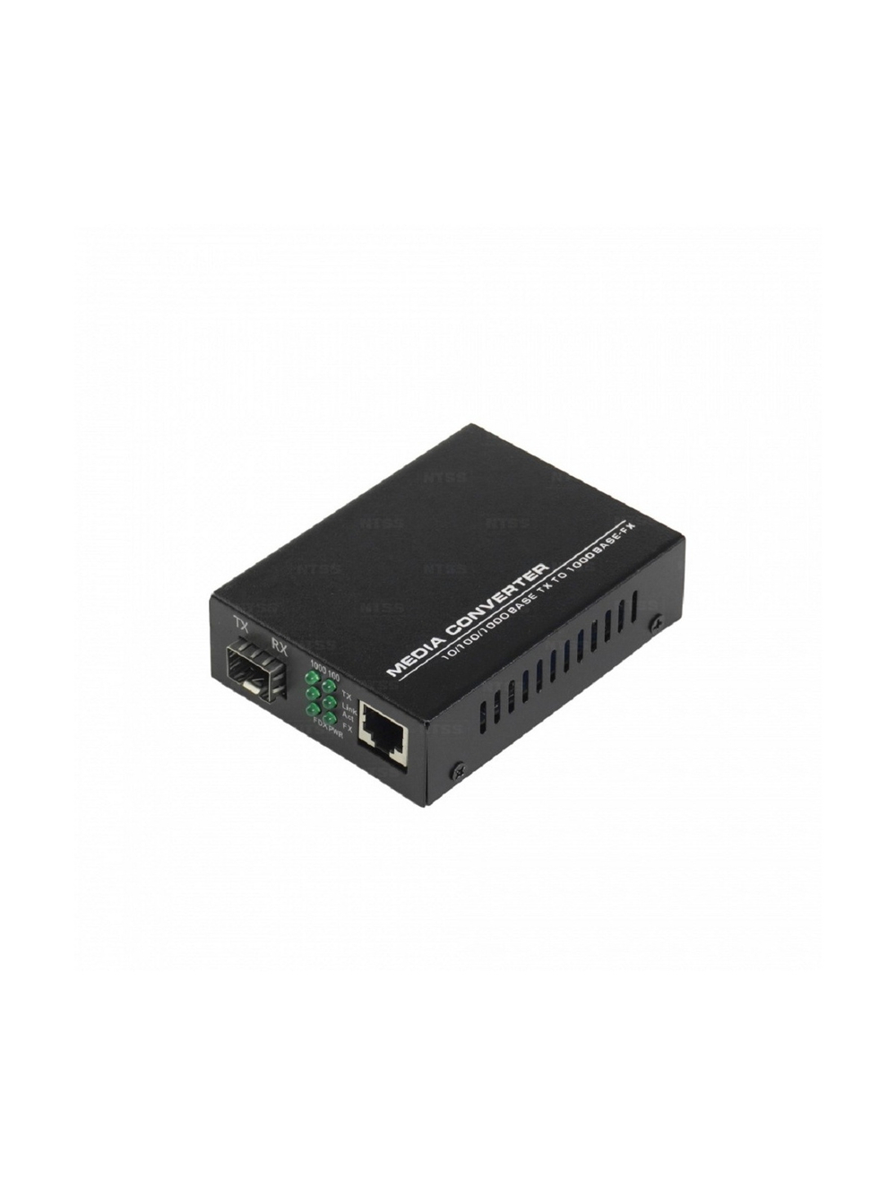 NTSS Медиаконвертер NTSS с RJ45 портом 10/100/1000Base-TX/1000Base-FX, без SFP модуля, расстояние передачи до 3,20,40,60,80,120,160,200 км, DC 5В 2А NTSS-1000-SFP