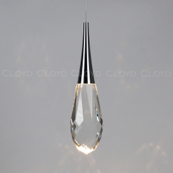 Подвесной светильник Cloyd IONIC P1 / выс. 32 см - хром (арт.11565)