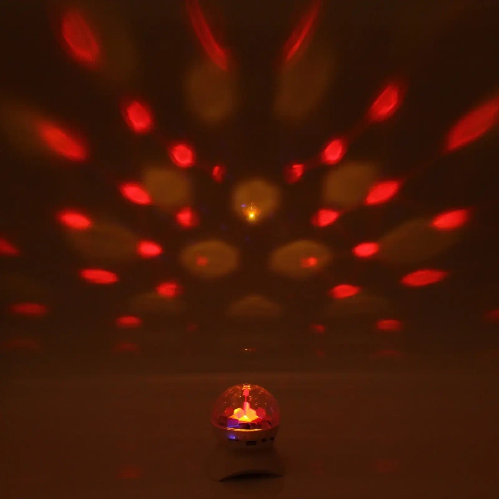 Диско-шар светодиодный «Калейдоскоп красок», Bluetooth, МР3, USB, кардридер (220V)