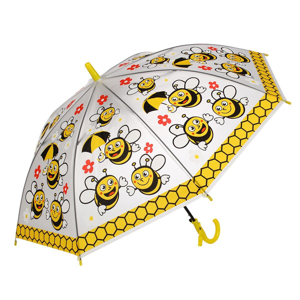 Зонт 6 микс рисунков, д-50 см, длина 62 см, с-30183