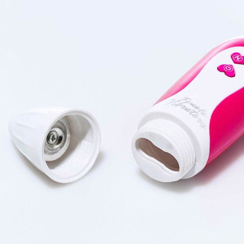 Бело-розовый ванд 18см с округлой головкой Сима-Ленд 7619006