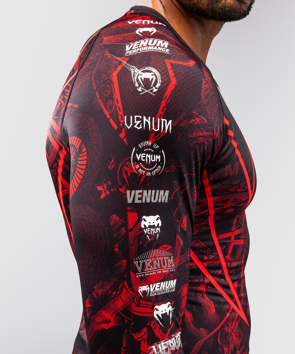 Рашгард Venum 20th Anniversary Black/Red L/S