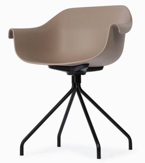 Офисное кресло Lazy цвет бежевый/черный