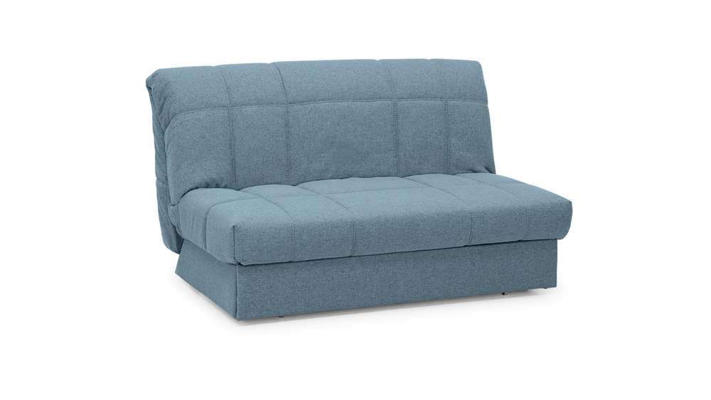 Диван Виа Лайт Strong Plus 09 140*105*88 см, Синий Рогожка Аккордеон Фиеста