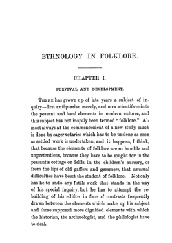 Ethnology in folklore | George Laurence Gomme