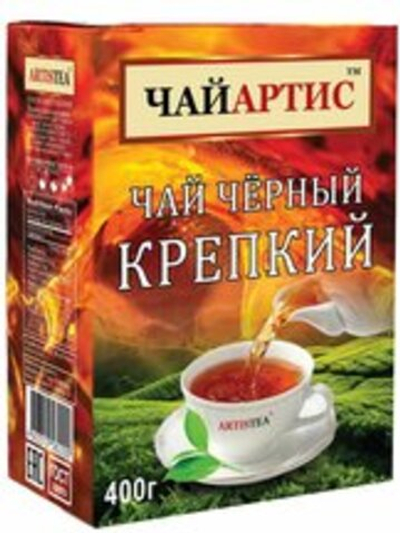 Артис крепкий чай черн.мелкий лист 400гр/10 картон