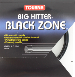 Теннисные струны Tourna Big Hitter Black Zone (12 m) - черный
