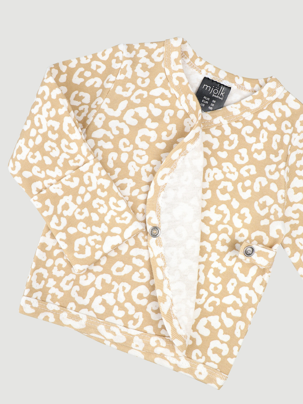 Распашонка Mjölk Sand Leopard