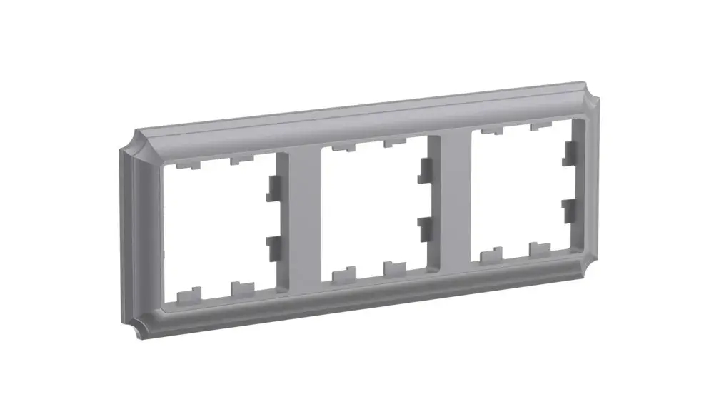 ATLASDESIGN ANTIQUE 3-постовая РАМКА, универсальная, СТАЛЬ