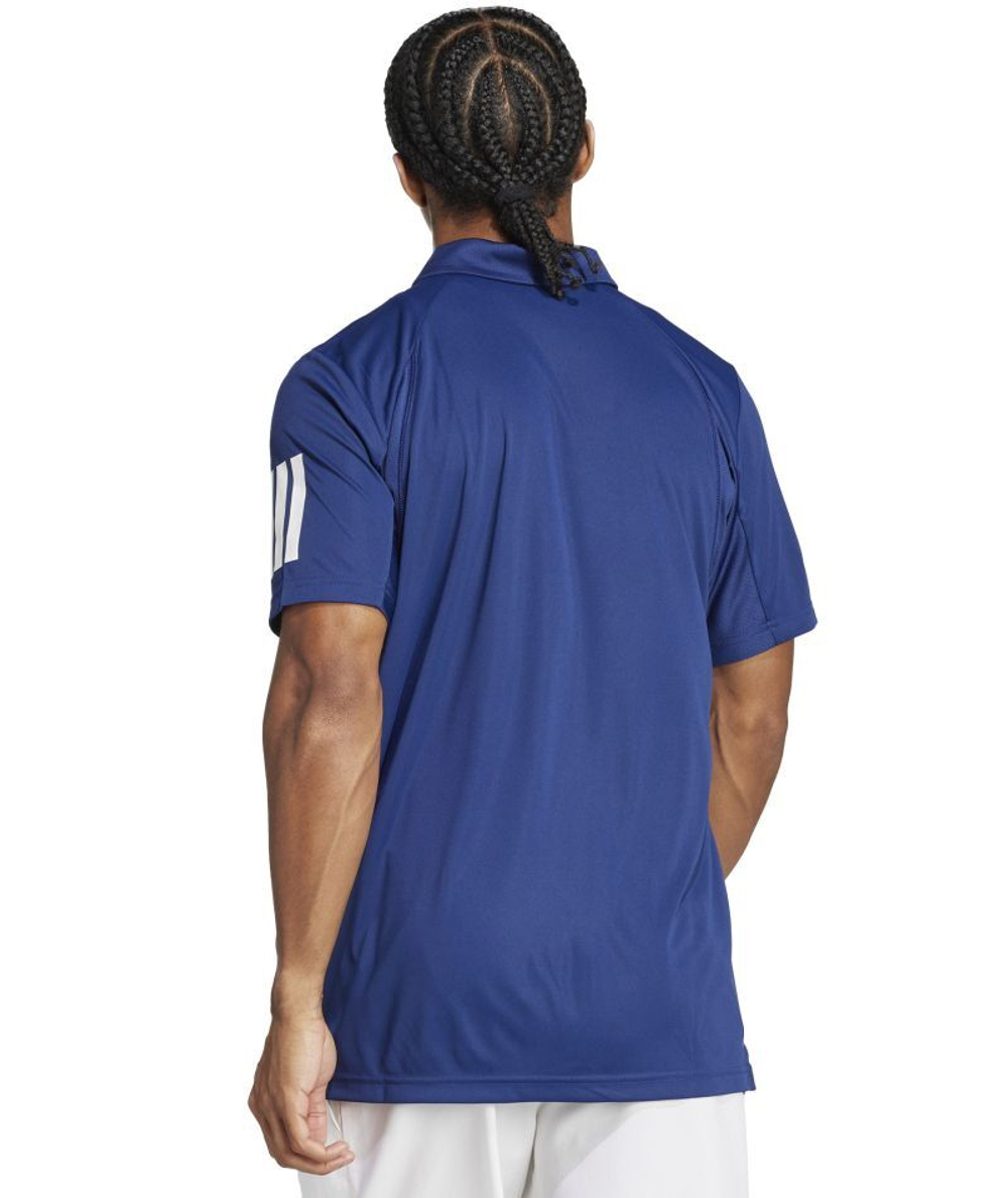 Мужское теннисное поло Adidas Club Tennis 3-stripes - небесный