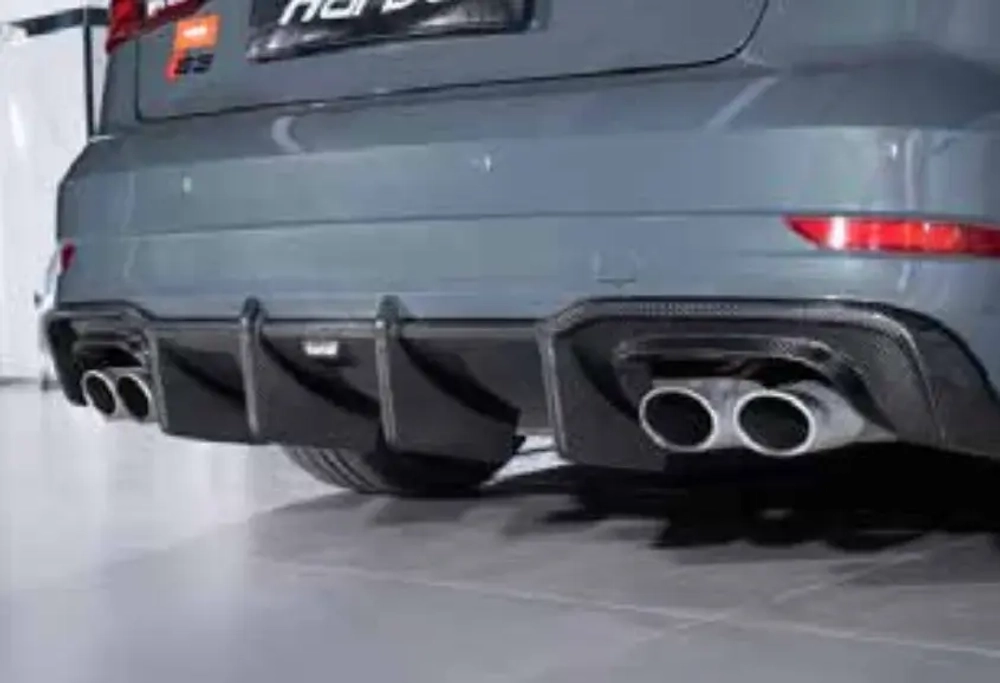 Карбоновый диффузор для AUDI A3 S3 8V SEDAN 2017 - 2019 Ауди