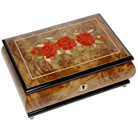 Шкатулка для ювелирных украшений музыкальная, арт. AW-02-074 от Artwood, Италия