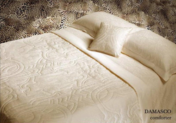 Постельное белье 2 спальное евро Roberto Cavalli Damasco кремовое
