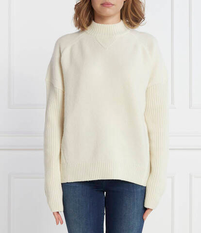 Хлопковый свитер foltin BOSS BLACK - экрю(50501575)