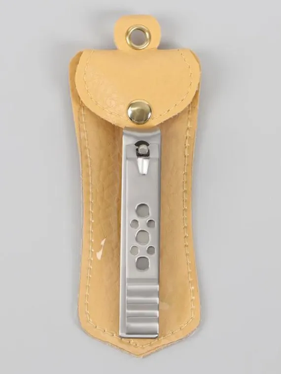 Кусачки-книпсер педикюрные, 8 см, в чехле, цвет серебристый