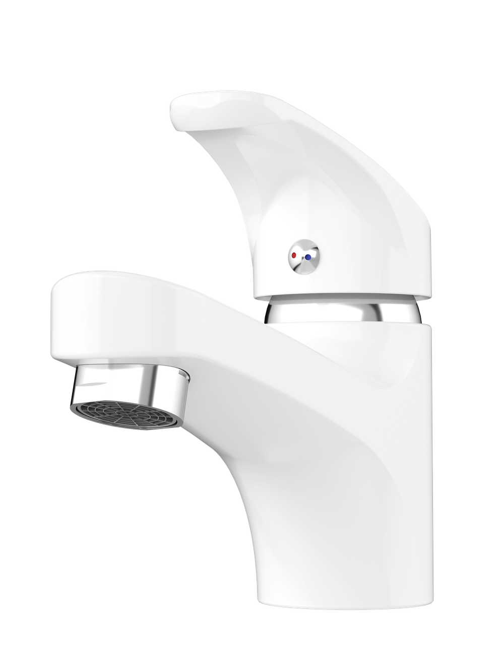 Смеситель для раковины DIWO Коломна DW-KL02WH белый