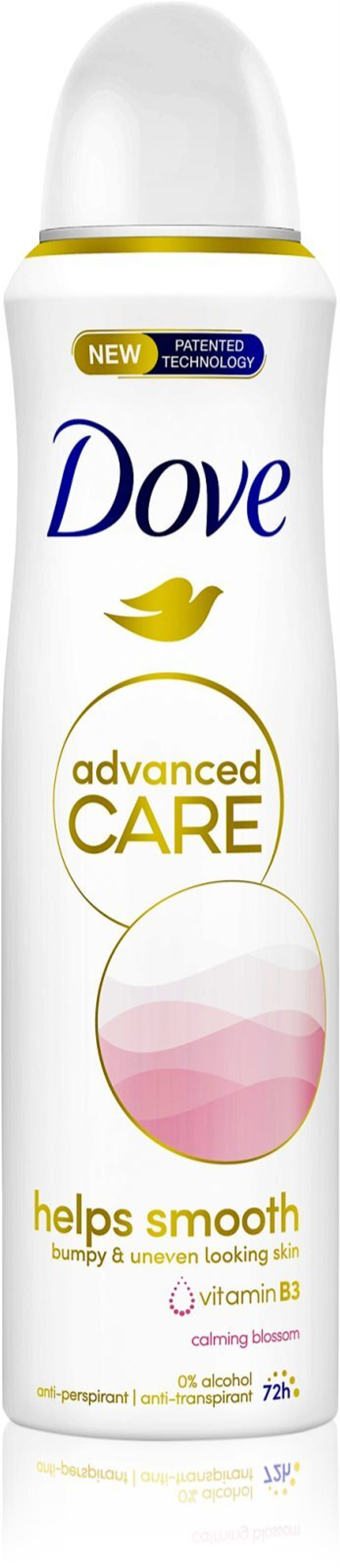 Dove Advanced Care Helps Smooth - спрей-антиперспирант 72 часа /   150  ml  / GTIN 8720181291449