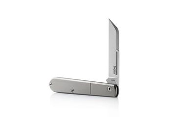 Складной нож Lion Steel "Barlow Slim Dom" L/CKS0115 GY P c клинком из стали Böhler M390 Microclean®, рукоять титан