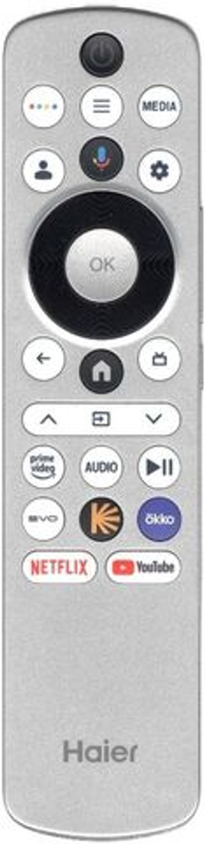 Пульт оригинальный Haier HTR-U33GR с голосовым набором SMART TV