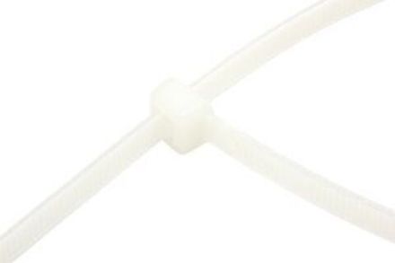 Хомут-стяжка кабельная нейлоновая REXANT 150 x3,6мм, белая, упаковка 100 шт.