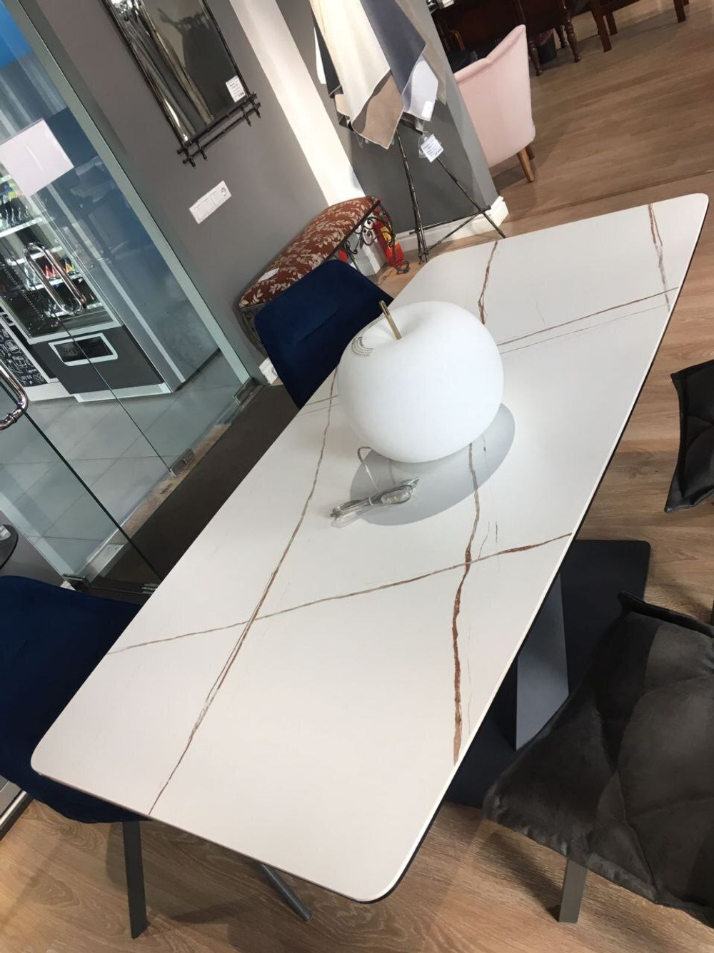 Стол DT-2017 белая керамика MR35 (180)