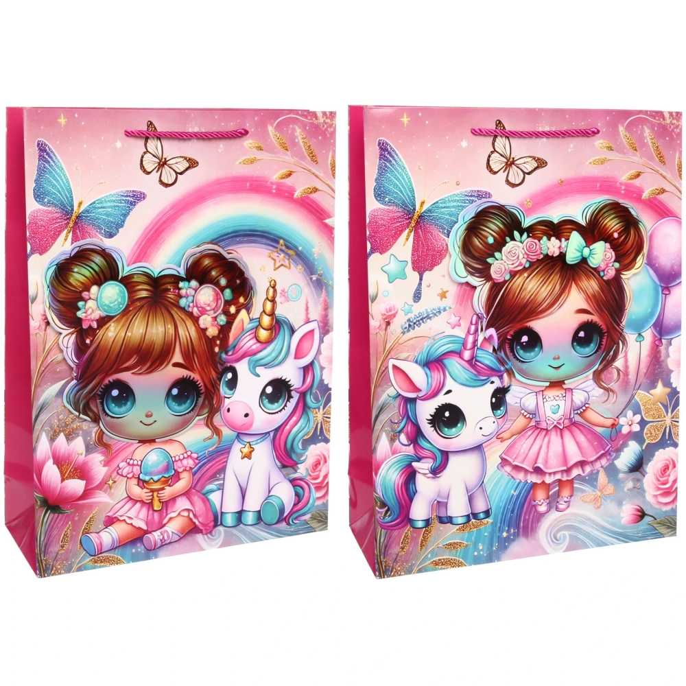 Пакет подарочный «Моя единорожка» 31*42*12 см