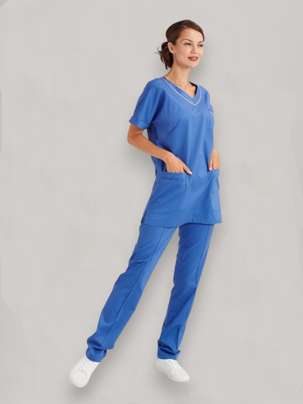 Костюм медицинский женский | Бл-359 а + Б-101/2 клеон лайт