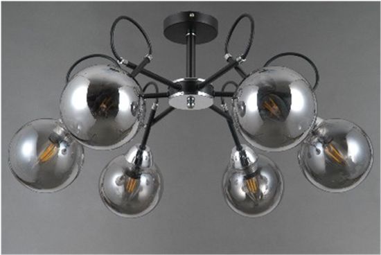 40317MD/5 MBK+CH (1) Люстра (NW)